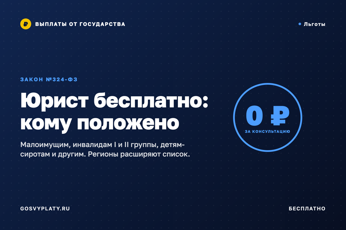 Бесплатная юридическая помощь: кому положена и где её получить