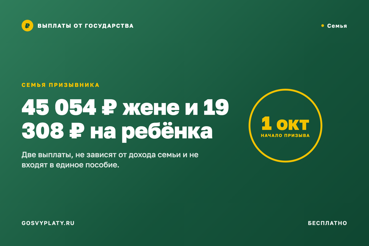 Осенний призыв: что положено беременной жене и ребёнку призывника