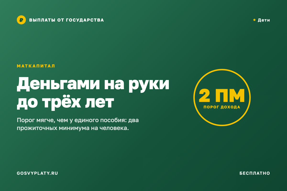 Ежемесячная выплата из маткапитала: деньги на руки, тратить можно на что угодно