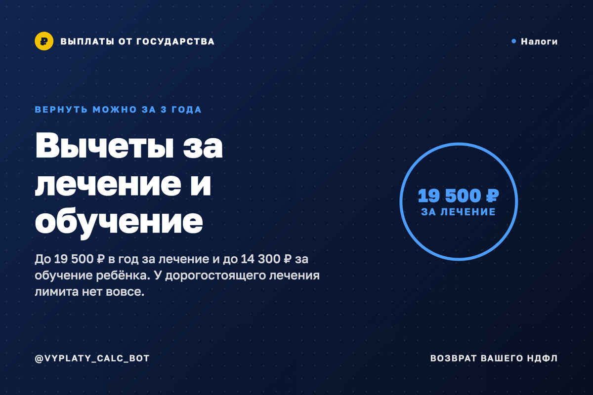 Лечили зубы? Платили за учёбу? Государство вернёт вам часть денег